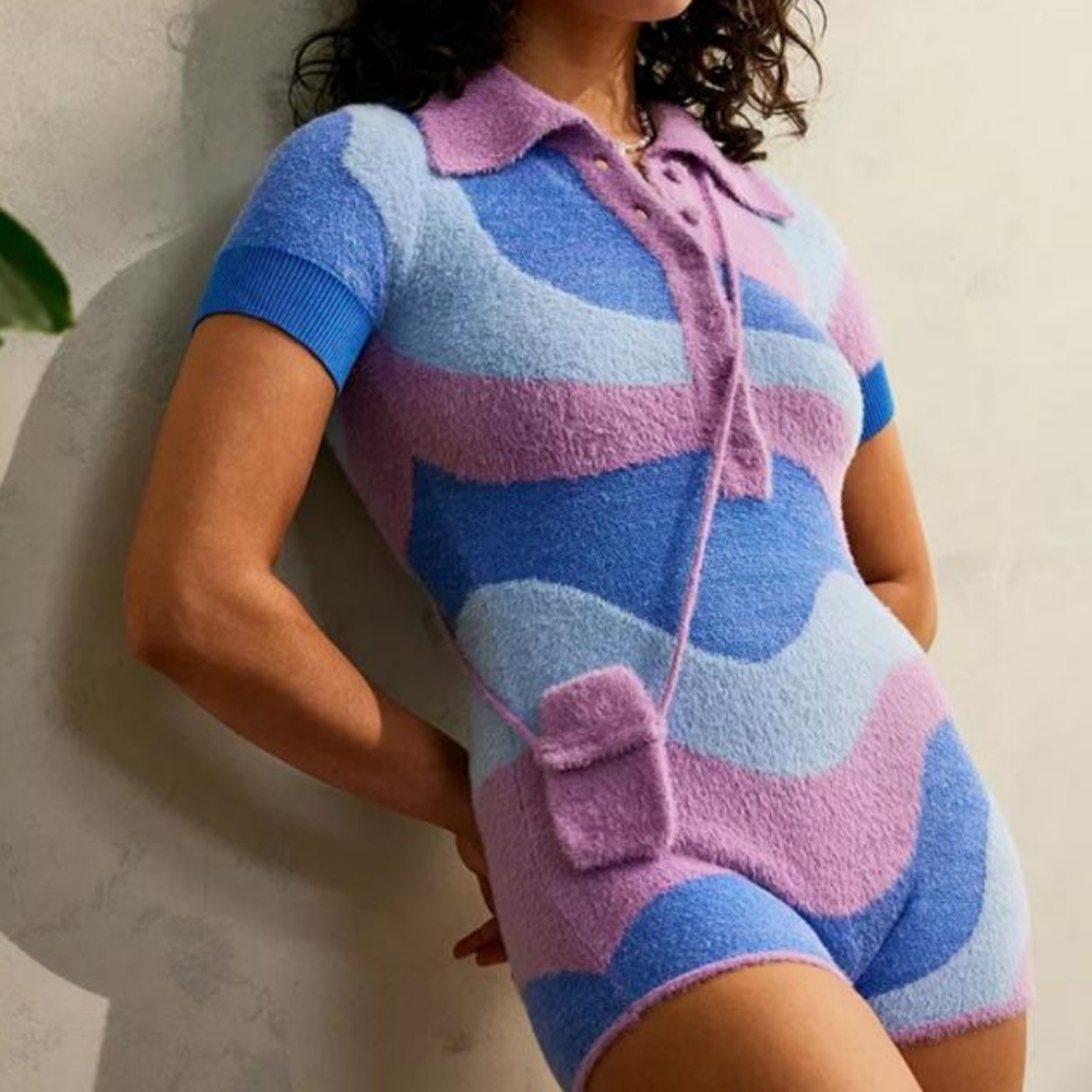 House of Sunny Good Vibrations Playsuit